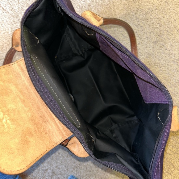Longchamp Le Pliage Purple Tote Bag size Smalll - Picture 6 of 7
